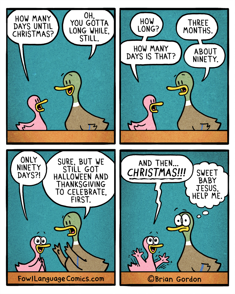 Days Until Christmas - Fowl Language Comics