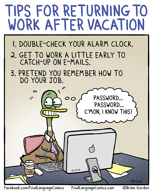 Back To Work - Fowl Language Comics