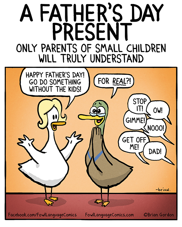 Father's Day Present Fowl Language Comics