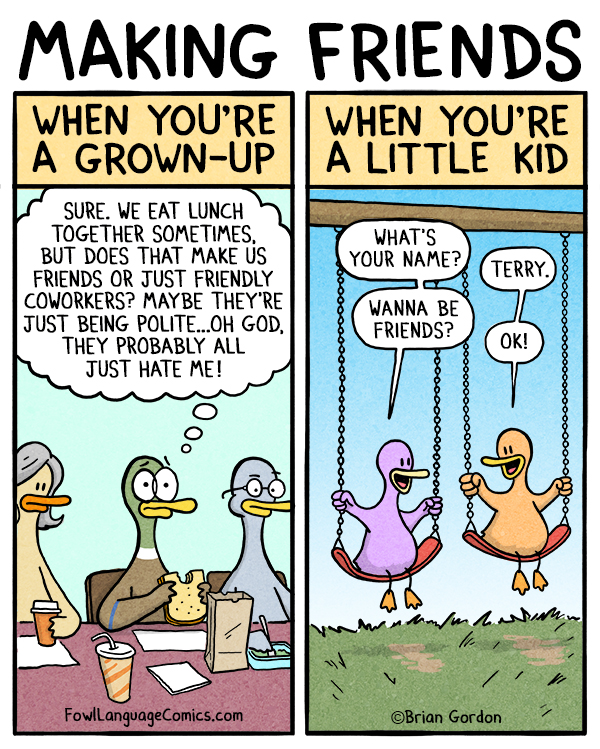 Making Friends - Fowl Language Comics