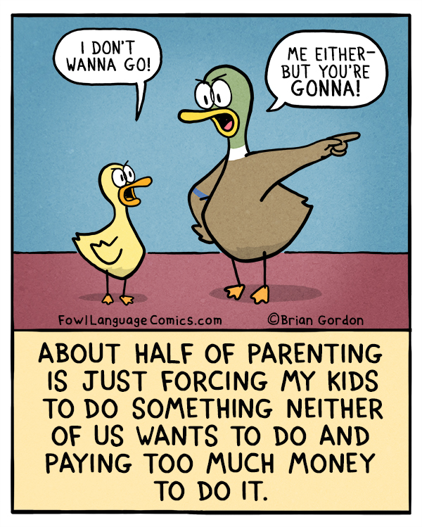 Half Of Parenting Fowl Language Comics