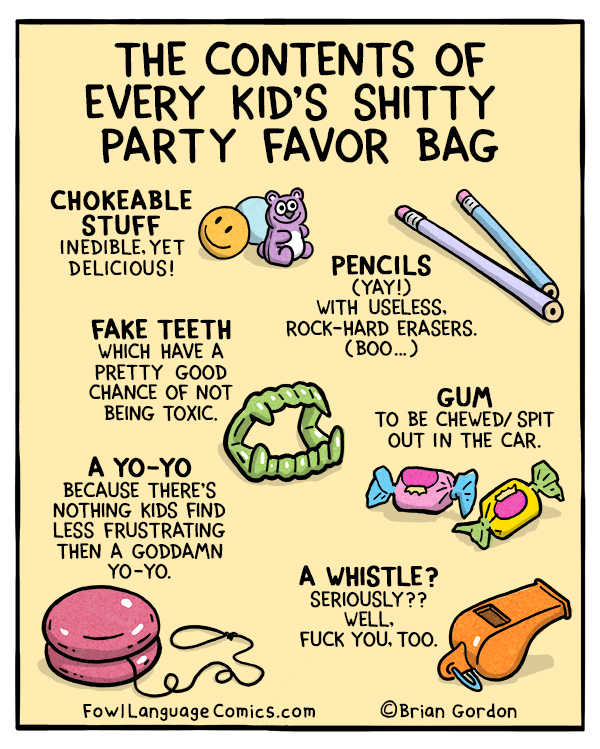 Party Favors Fowl Language Comics