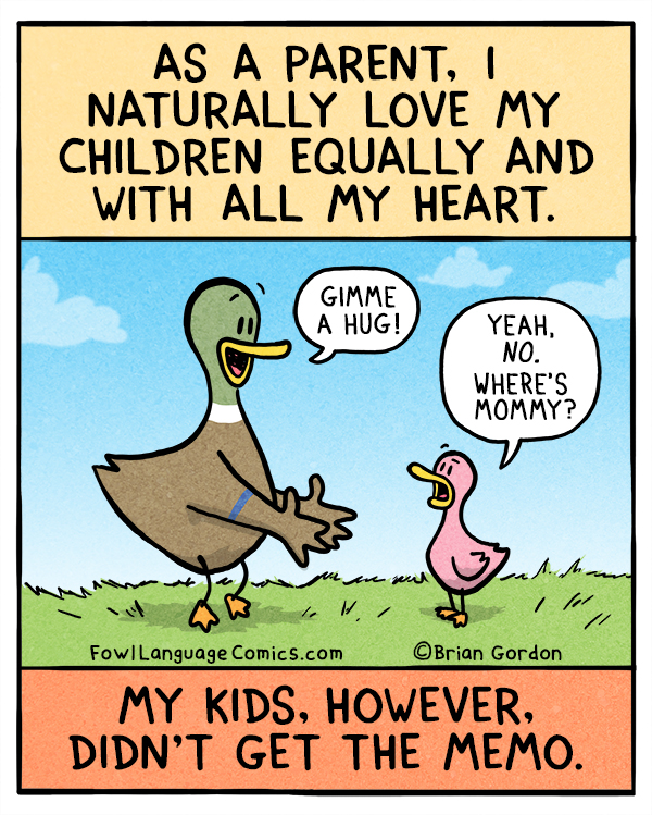 Love My Kids Equally Fowl Language Comics